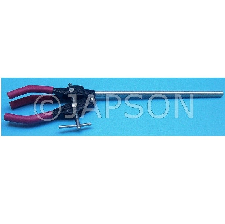 Retort Clamp, 3 Finger, Rubber Sleeve Retort Clamp, 3 Finger, Rubber Sleeve